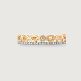 Crown Jewel 14KT Gold & Diamond Ring,,hi-res view 3