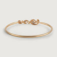Paisley Paradise Gold and Diamond Bangle,,hi-res view 4