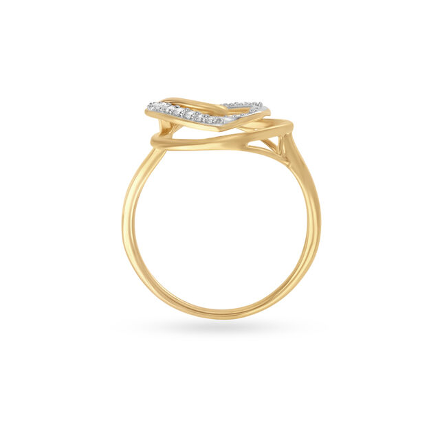 14KT Yellow Gold Finger Ring,,hi-res image number null