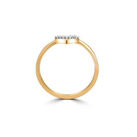 14KT Sun-Kissed Summit Diamond Finger Ring