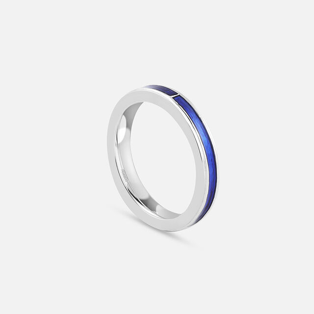 Blue Blaze Silver Finger Ring,,hi-res image number null