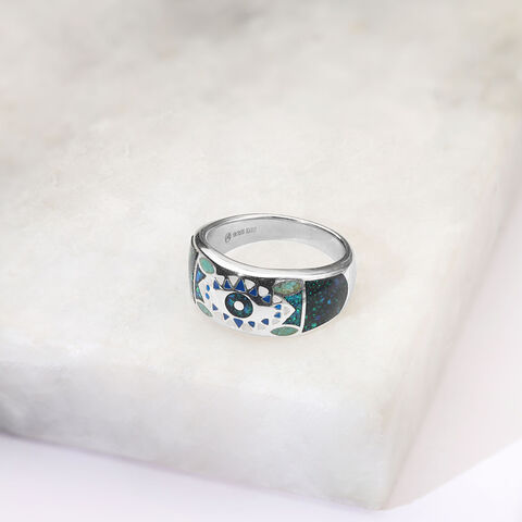 Cosmic Pop Silver Ring