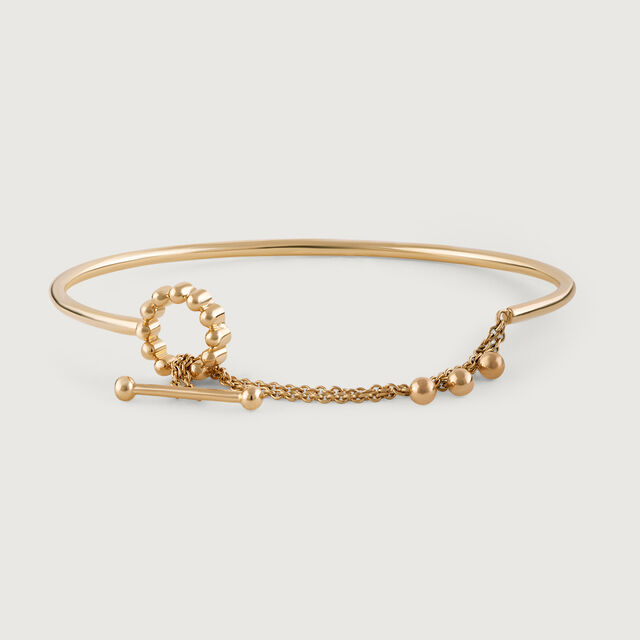 Jingling Spheres Gold Bangle,,hi-res image number null