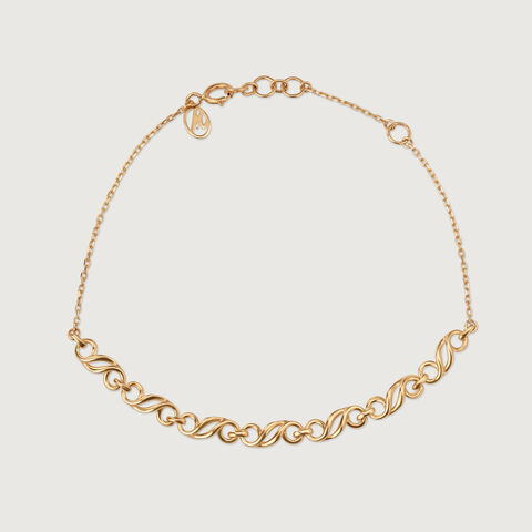 Cosmic Fusion Circlets 14KT Yellow Gold Bracelet