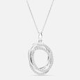 Chic Spiral Silver Pendant,,hi-res view 3