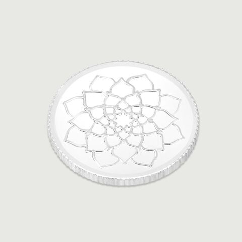 5 GM 999 Lotus Silver Coin