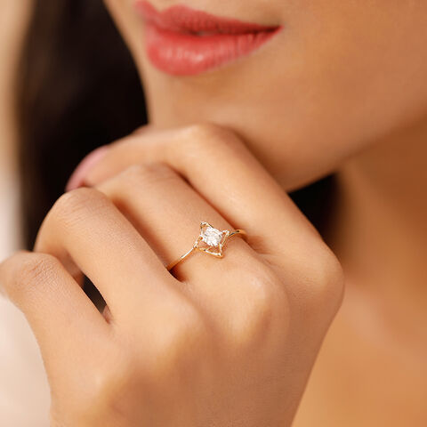 Enigmatic Allure Solitaire Ring