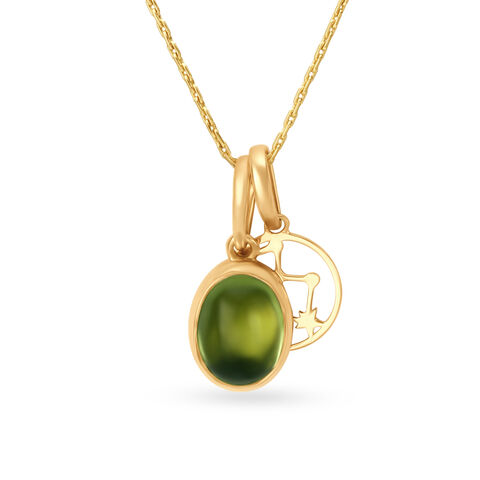 Mia Enchanting 14KT Yellow Gold & Peridot Pendant