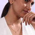 Love Key 14 Kt Gold Necklace Set,,hi-res view 2