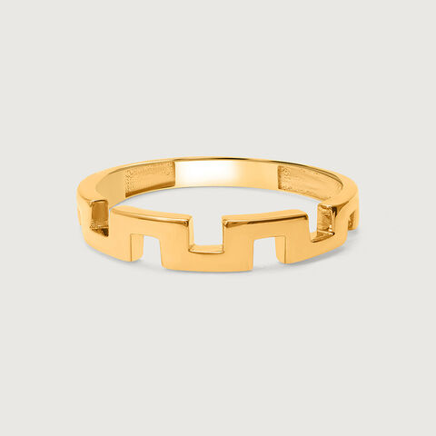 Architectural Allure 18KT Gold Finger Ring