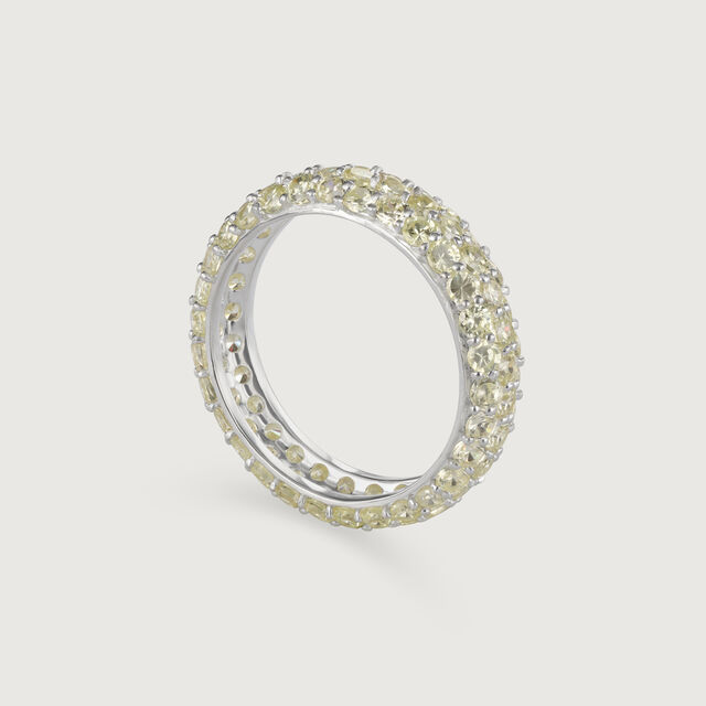 Peridot Promenade Silver Finger Ring,,hi-res image number null