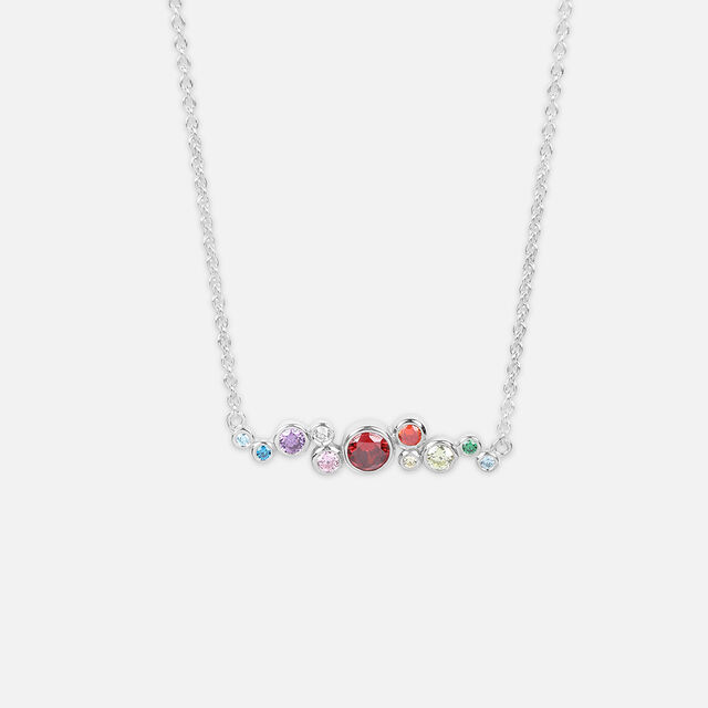 Vivid Harmony Silver Necklace,,hi-res image number null