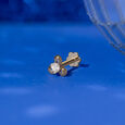 Iconic Shimmer Gold & Diamond Pendant,,hi-res view 1