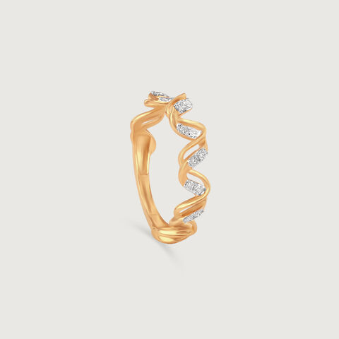 Twist of Love Diamond Ring