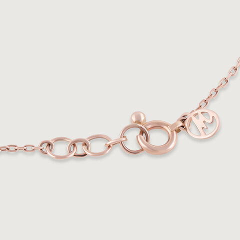 Double Circle Gold & Diamond Pendant with Chain