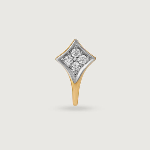 Radiant Brilliance 14KT Diamond Nose Pin