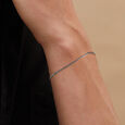 Sleek Link Silver Bracelet,,hi-res view 1