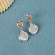 Mother of Pearl Dreamy Silver Drop Earrings,,hi-res view 1