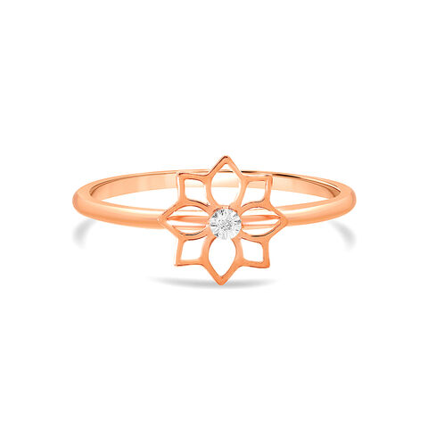 14KT Yellow Gold Blooming Elegance Finger Ring