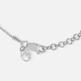 Minimalist Padlock Silver Necklace,,hi-res view 5