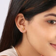 Star struck Symphony 14KT Gold Stud Earrings,,hi-res view 2