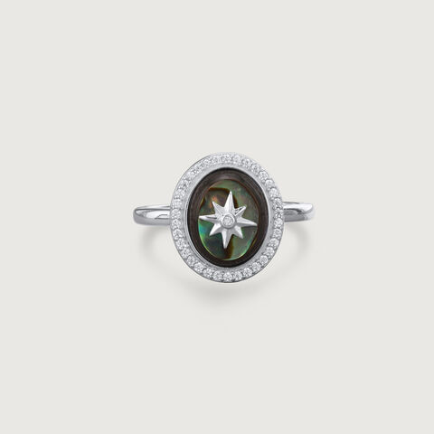 Starry Ocean Silver Ring