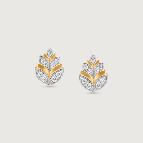 Dew Kissed Diamond Stud Earrings