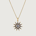 Star Protector Evil Eye Gold Pendant,,hi-res view 3