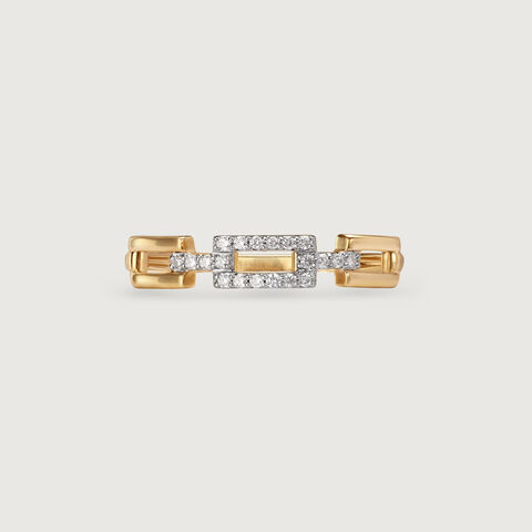 Stellar Link 18KT Gold & Diamond Ring