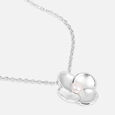 Timeless Petal Pearl Silver Pendant,,hi-res view 4