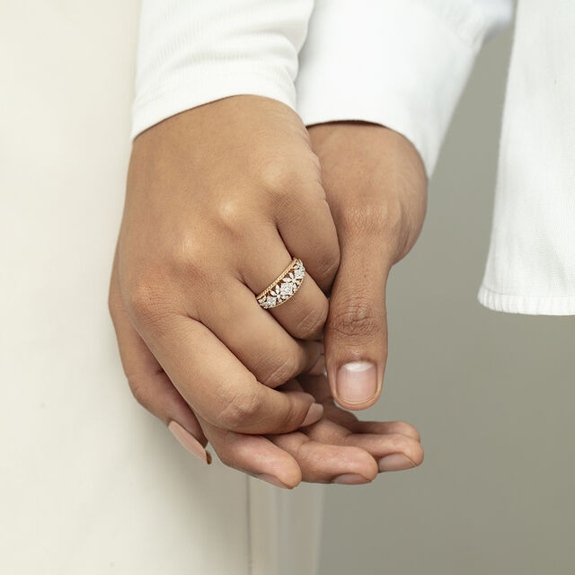 Everlasting Bond Gold & Diamond Ring,,hi-res image number null