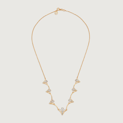 Vivacious Luminescence 14KT Diamond Necklace