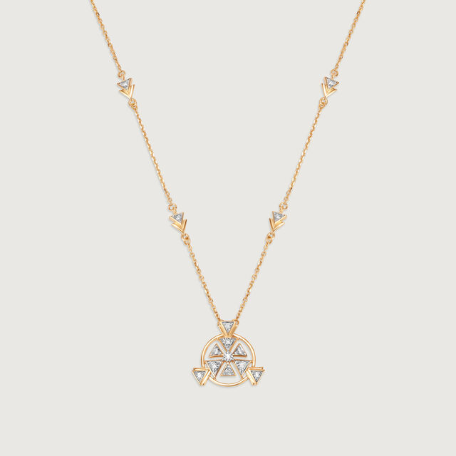 Astral Cluster 14KT Diamond Necklace,,hi-res image number null