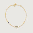 Guardian Glitz Evil Eye Gold Bracelet,,hi-res view 3