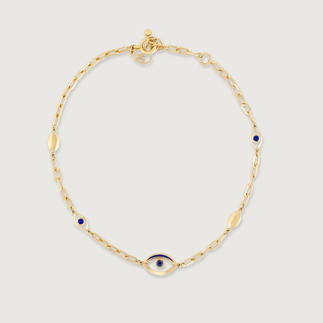 Guardian Glitz Evil Eye Gold Bracelet,,hi-res image number null