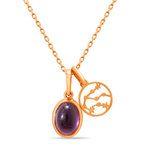 Mia 14KT Rose Gold & Amethyst Pendant