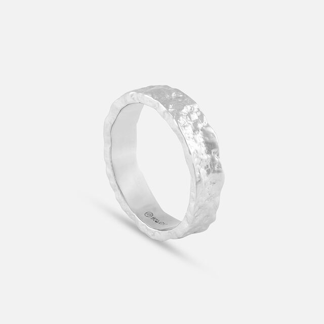 Natural Flow Silver Finger Ring,,hi-res image number null