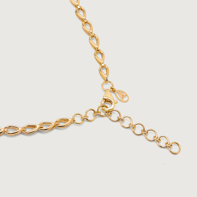 Teardrop Chic 14 Kt Gold and Diamond Necklace,,hi-res image number null