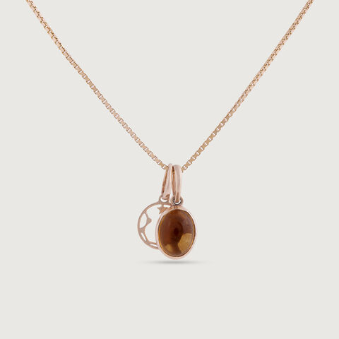 14kt  Rose Gold Scorpio Birthstone Pendant