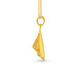 Contemporary Musical Note Gold Pendant,,hi-res view 2