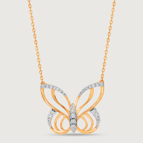 Cupid Edit 14KT Yellow & White Gold Diamond Necklace