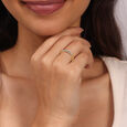 Orbit Sparkle Gold & Diamond Finger Ring,,hi-res view 2