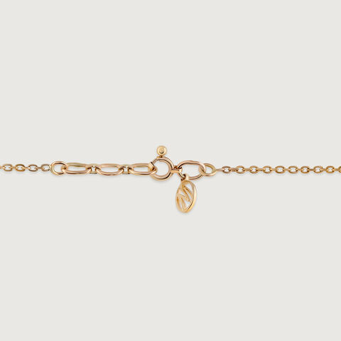 Luminous Luck Evil Eye Gold Pendant with Chain