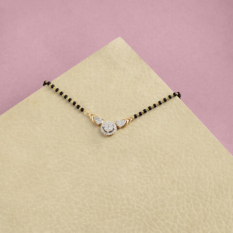 Elegant Charm Gold and Diamond Mangalsutra
