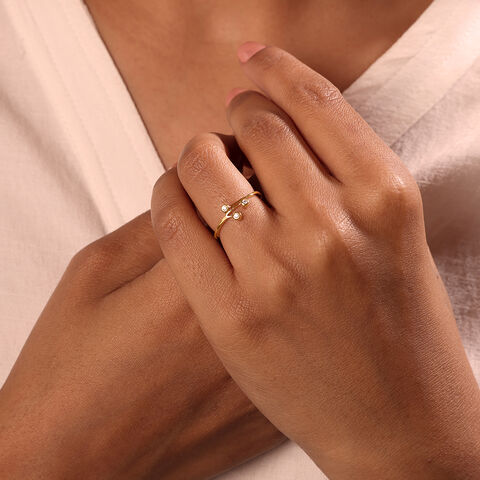 Cosmic Splendour 14KT Gold & Diamond Ring