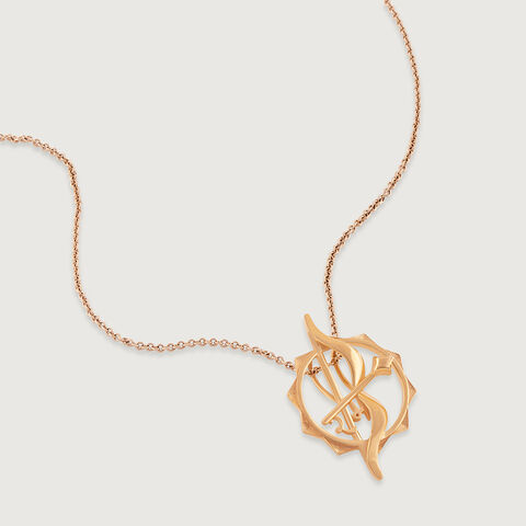 Ram Dhanush Gold Pendant