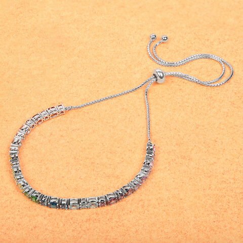 Rainbow Radiance Silver Bracelet