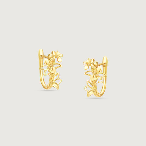 Flutter Bloom Gold bracelet Earrings