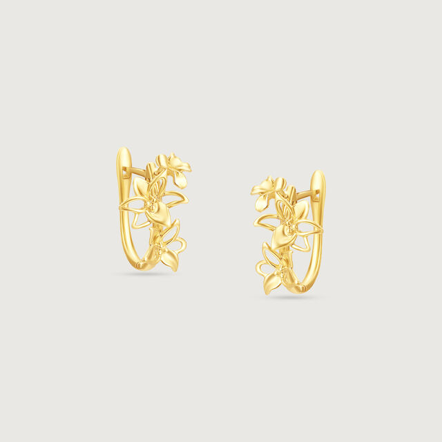 Flutter Bloom Gold bracelet Earrings,,hi-res image number null