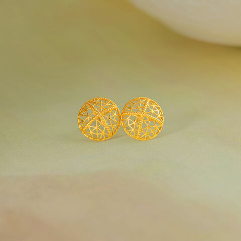 Perfectly Paired Gold & Diamond Stud Earrings
